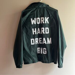 Tommy Blades Green Windbreaker nylon Jacket gorpcore streetwear outdoor travel